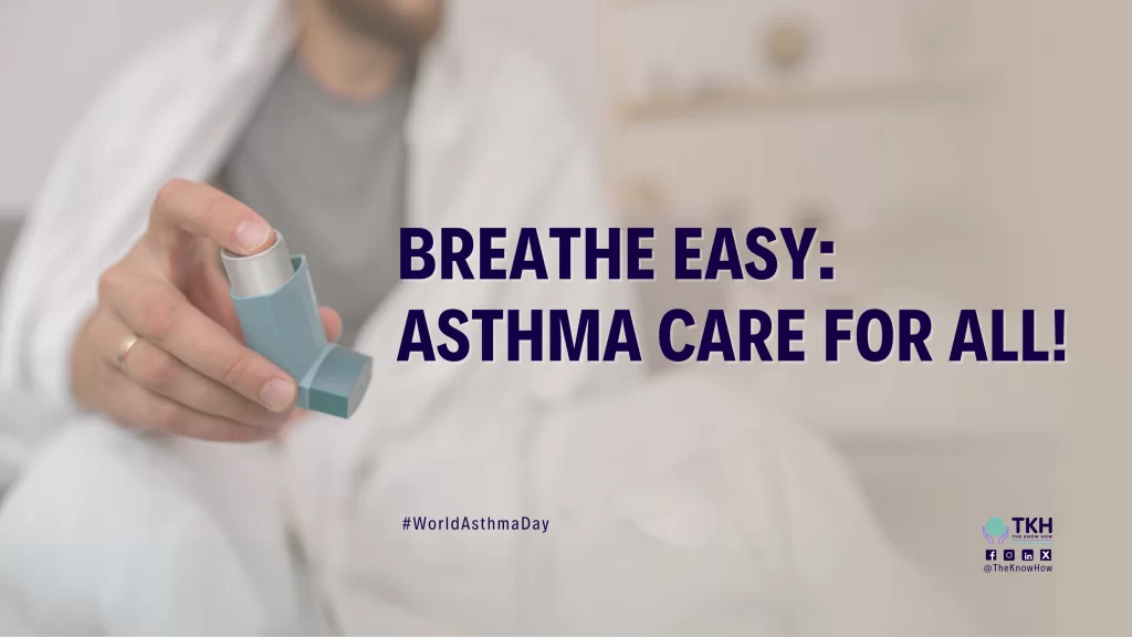 Child using inhaler during World Asthma Day – Asthma Care for All