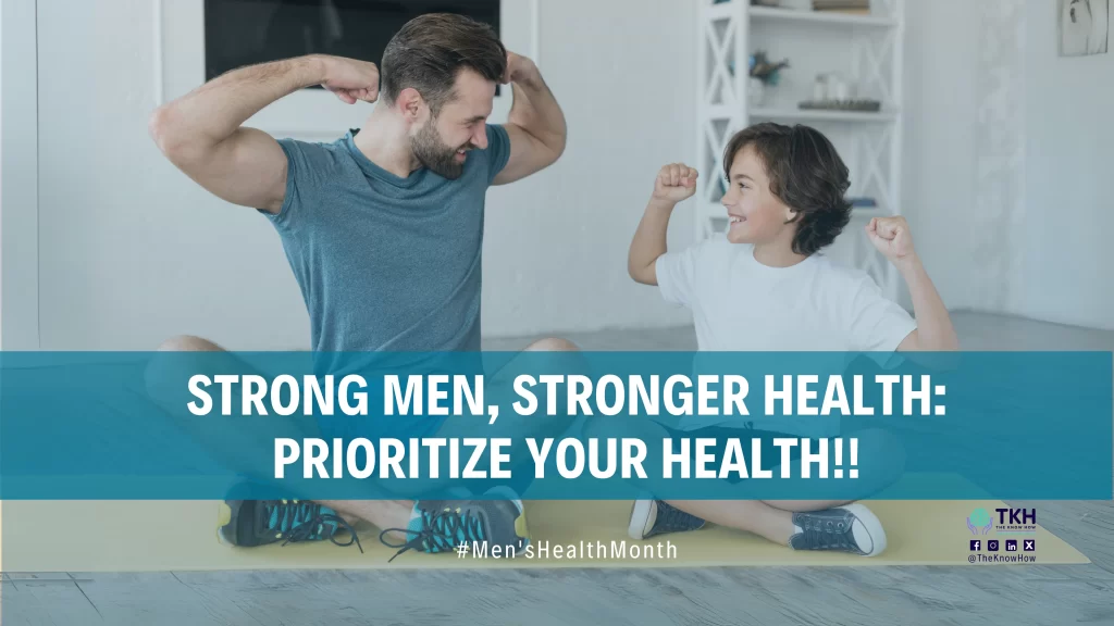 Men checking health status during Men’s Health Month