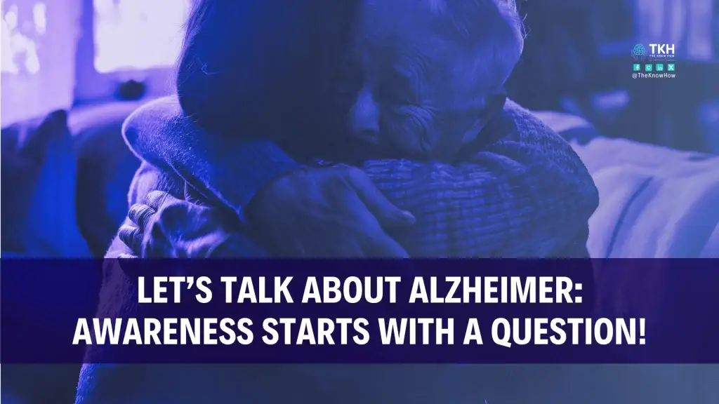 World Alzheimer's Day awareness campaign - people raising awareness about dementia and cognitive health